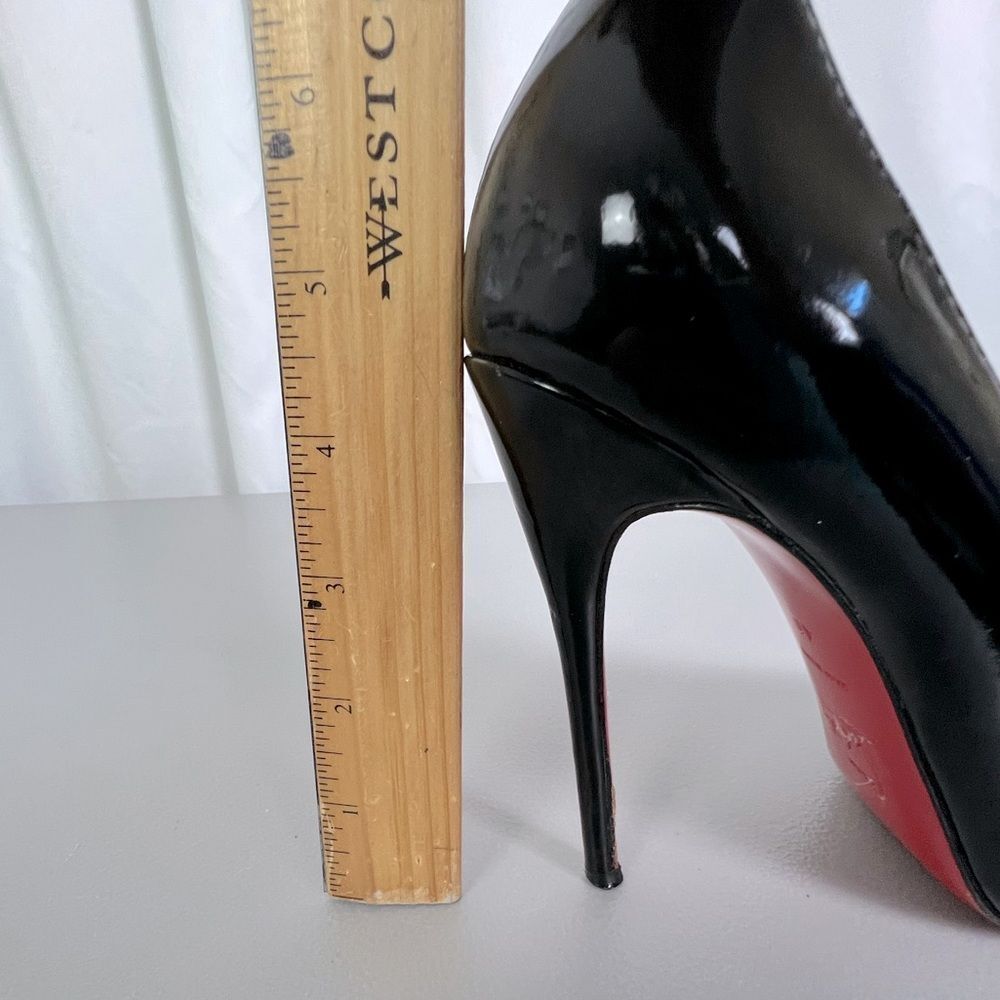 CHRISTIAN LOUBOUTIN SO KATE WOMENS BLACK STILETTOS SIZE 40 (10) - Picture 12 of 15